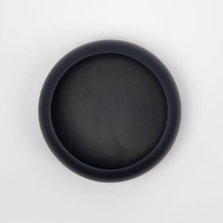 Omar 01 Bowl ceramic blue / Small - Ø 23.5 x H 9.5 cm / Handmade - raawii