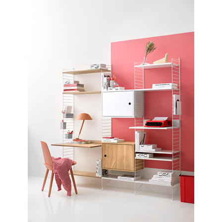 Caisson / 1 porte battante beige - L 58 x P 30 x H 42 cm - String Furniture
