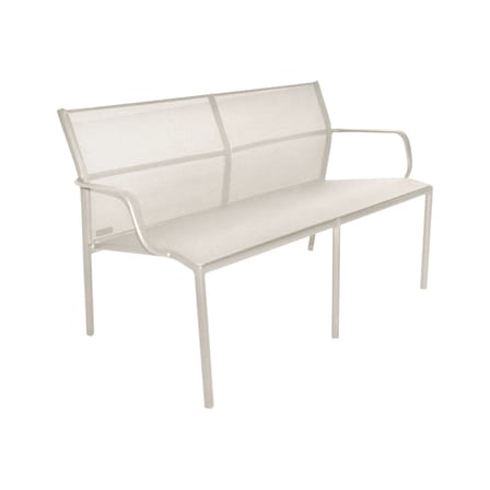 Canapé de jardin 2 places Cadiz Duo tissu gris / L 126 cm - 2 places - Fermob