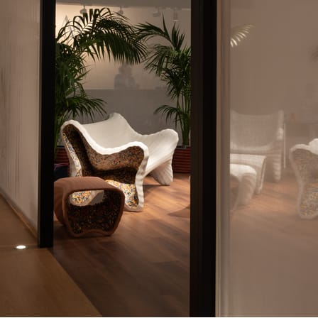 Canapé droit In-Side plastique blanc / L 181 cm - Magis