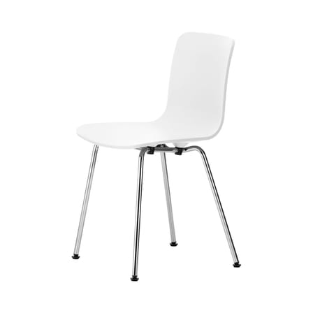 Chaise HAL RE Tube plastique blanc / Plastique recyclé - Vitra