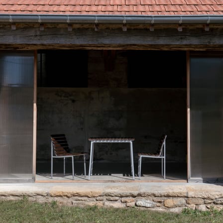 Chaise Traverse bois marron / Bouroullec - Hay