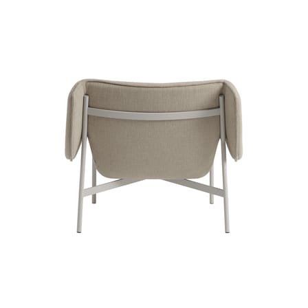 Fauteuil rembourré Wrap tissu beige - Muuto