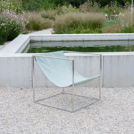 Fauteuil Solo tissu vert Outdoor - valerie objects