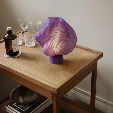 Lampe de table Soft Serve Regular violet / H 26 cm - CRÈME ATELIER