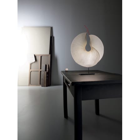 Lampe de table The MaMo Nouchies LED papier beige / Yoruba Rose - Ingo Maurer