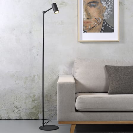 Lampadaire Montreux métal noir / Orientable - H 134 cm - It's about Romi