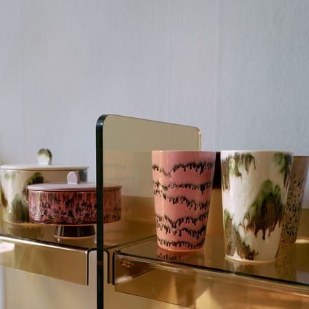 Mug 70s ceramics céramique multicolore / Set de 2 - 46 cl - HK LIVING