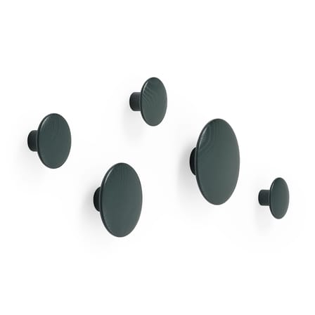 Patère The Dots Wood Medium / Bois - Ø 13 cm - Muuto