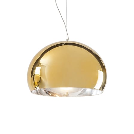 FL/Y Pendant plastic material gold metal Metallic - Kartell