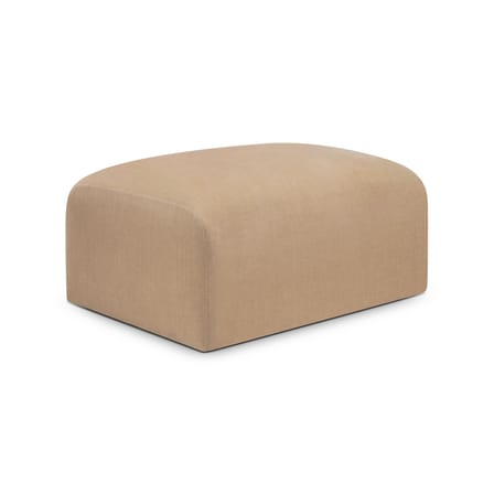Sitzkissen Bulky textil beige / Fußstütze - 80 x 60 cm - Ethnicraft