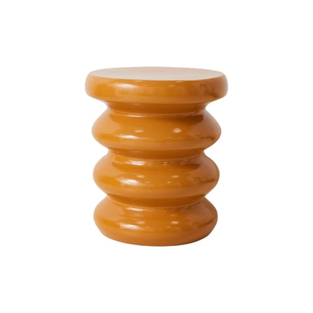 Table d'appoint Allure céramique marron - HK LIVING