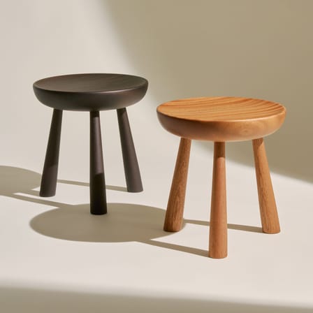 Tabouret Totto bois marron - Gubi