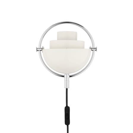 Applique avec prise Multi-Lite métal / Modulable & orientable - Louis Weisdorf, 1972 - Gubi