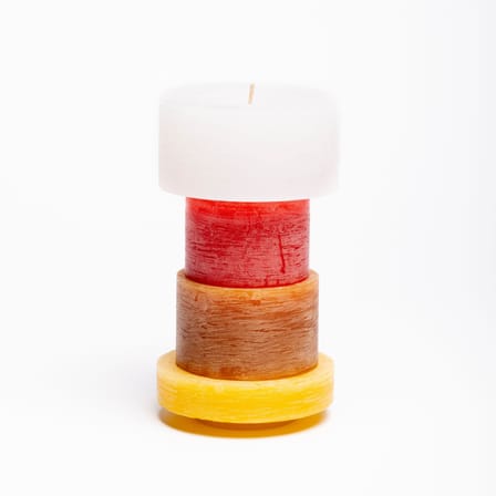 Bougie Stack 05 / 4 modules empilables - Combustion 130 heures - STAN EDITIONS