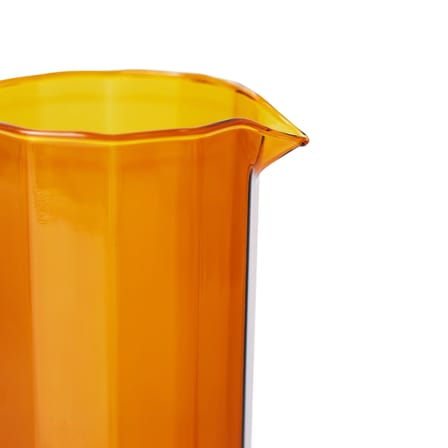 Carafe Sunlit verre orange / 1,1 L - HK LIVING