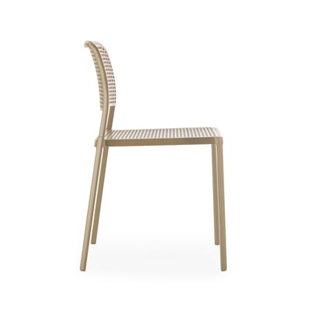 Chaise empilable Audrey plastique beige - Kartell