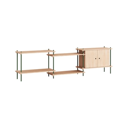 Étagère Shelving System – s.65.3.B bois naturel / L 239 x H 65 x Prof. 35 cm - MOEBE