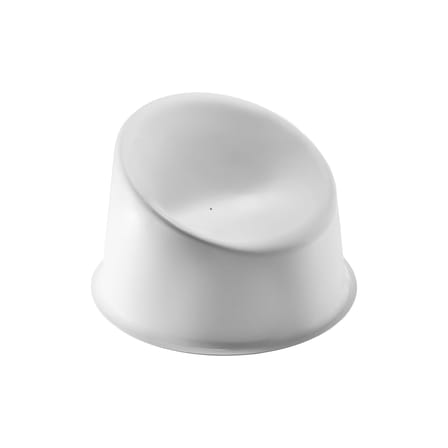 Fauteuil bas Panto Pop plastique blanc / Panton 1969 - Exclusivité web - Verpan