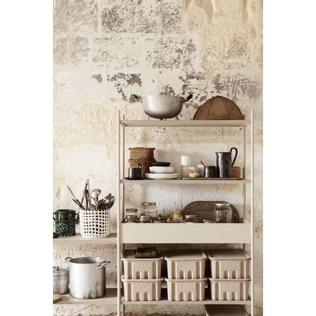 Korb Ceramic Large keramik weiß / Ø 23,5 x H 21 cm - Handgefertigt - Ferm Living