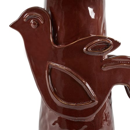 Lampe de table Paloma céramique rouge / H 52 cm - Serax