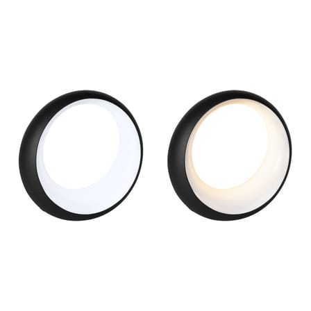 Lampe sans fil rechargeable Hoopik LED métal noir / Ø 24 cm - Fermob