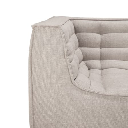 Divano 2 posti N701 tessuto beige / L 205 cm - Ethnicraft