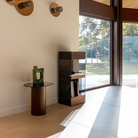 Meuble audio PR Alta / Platine vinyle & enceinte hifi connectée - La Boîte Concept