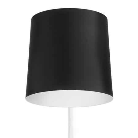 Rise Wall light with plug metal black natural wood Rotating / Wood & metal - Normann Copenhagen