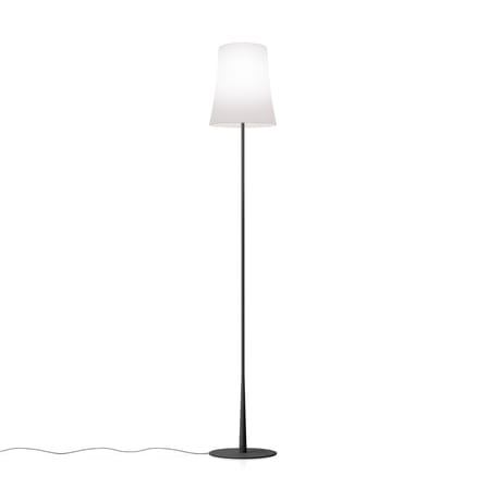 Stehleuchte Birdie Easy   plastikmaterial schwarz / H 150 cm - Foscarini