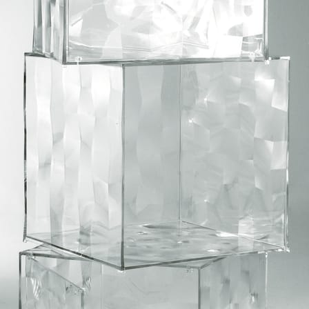 Rangement Optic plastique transparent / sans porte - Kartell