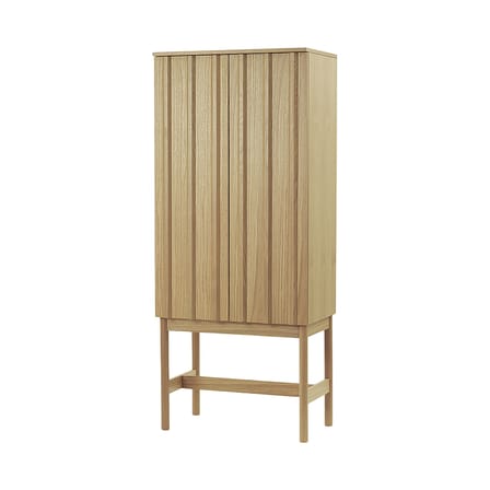 Vaisselier Rib bois naturel / L 70 x H 166.5 cm - Normann Copenhagen