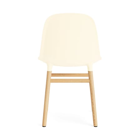 Chaise Form plastique beige / Pieds chêne - Normann Copenhagen