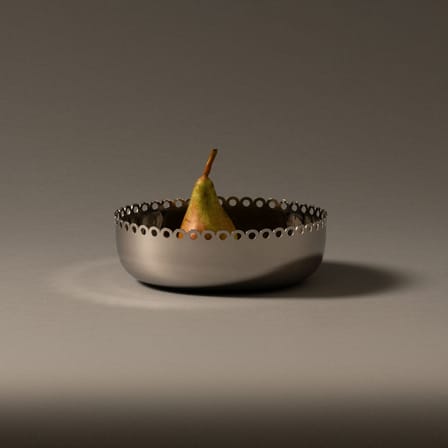 Corbeille Edges métal / Ø 21 cm - Alessi