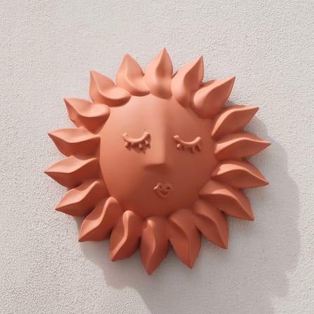 Décoration murale Magna Graecia - Sole céramique orange - Seletti