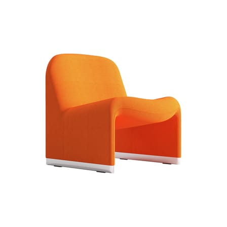Fauteuil rembourré Alky tissu orange / Giancarlo Piretti, 1970 - ANONIMA CASTELLI
