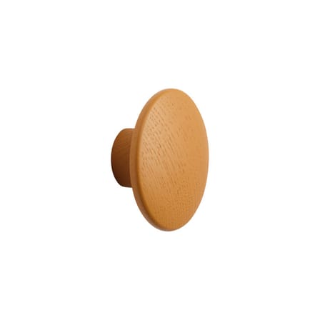 The Dots Wood XS Hook wood orange brown / Ø 6.5 cm - Muuto