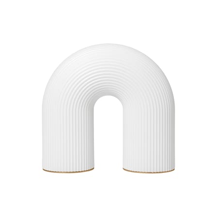 Kabellose, wiederaufladbare Außenlampe Vuelta OUTDOOR LED plastikmaterial weiß / B 27 x H 25 cm - Ferm Living