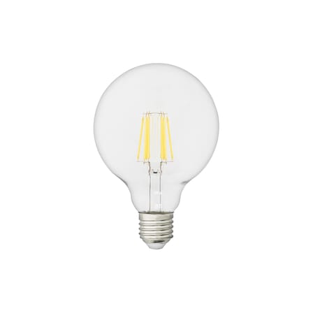 Lampadina LED E27 Globe G95 vetro trasparente Clear / 8W (= 60W) - Normann Copenhagen