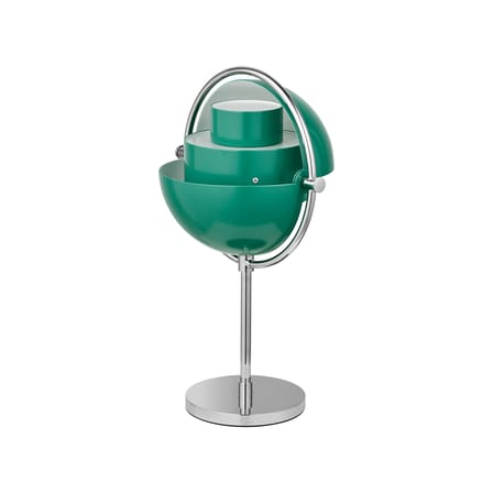 Lampe extérieur sans fil rechargeable Multi-Lite métal vert / Louis Weisdorf, 1972 - Gubi
