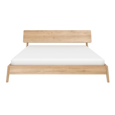 Lit double Air bois naturel / Pour matelas 160 x 200 cm - Chêne massif - Ethnicraft