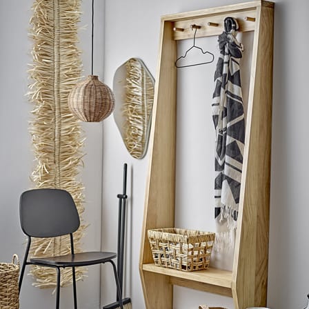Miroir mural Aimie métal argent / L 40 x H 60 cm - Bloomingville