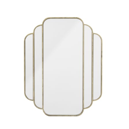 Miroir mural Mas or métal / L 63 x H 80 cm - Bloomingville