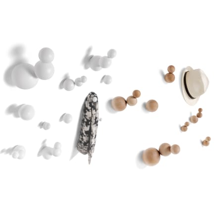 Set de 5 patères Bubble bois - Mogg
