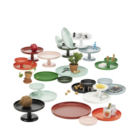 Plateau Rotary Tray plastique noir / Vide poche - ABS / Petit plateau pivotant - Vitra