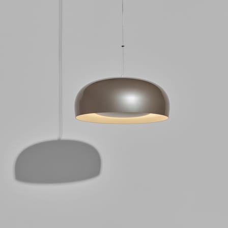 Suspension Brush Grande métal argent / Ø 60 cm - Petite Friture