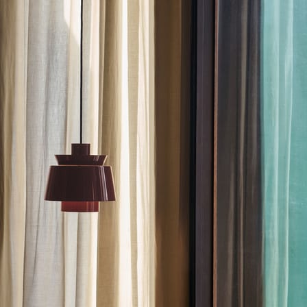 Suspension Utzon JU1 métal rouge / Réédition 1947 - &tradition