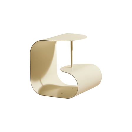 Table d'appoint Gégé métal beige / 45 x 45 x H 45 cm - Maison Sarah Lavoine