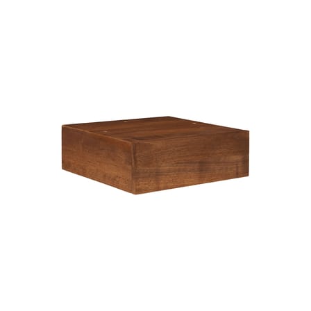 Table ovale Feve bois marron / Bureau - 160 x 86 cm / Tiroir amovible - Ferm Living