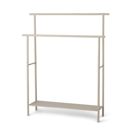 Dora Towel rail metal beige / L 72.5 x H 88 cm - Ferm Living